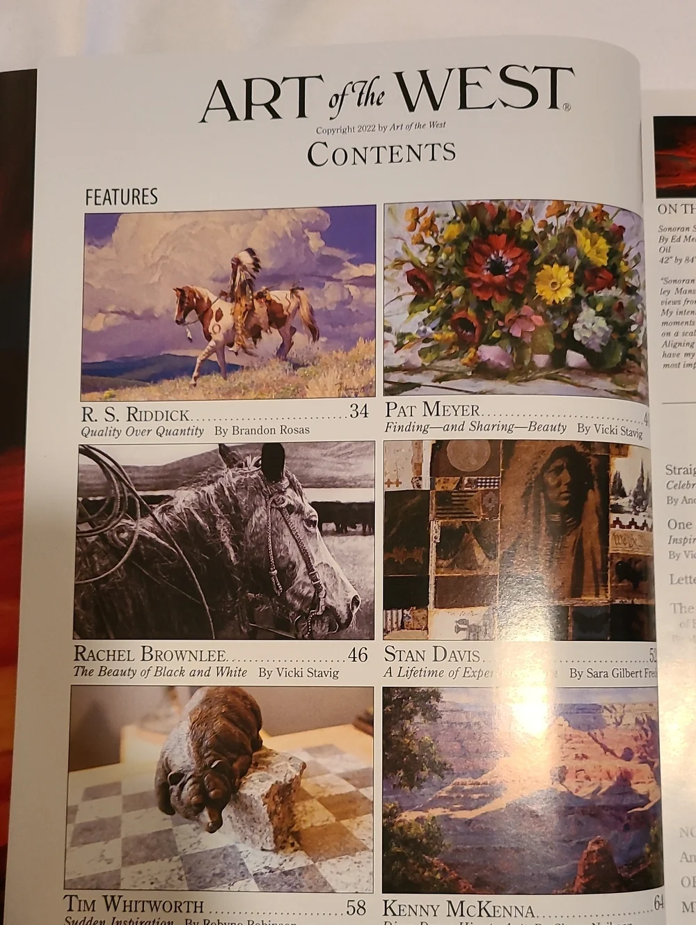 Art Of The West 3 Issues, Beautiful Art And Stories Magazine Mar May July 2022